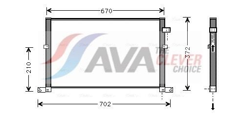 FD5334 AVA Chłodnica klimatyzacji